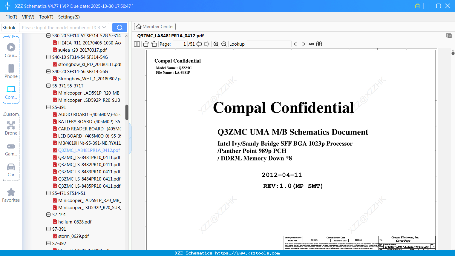 Laptop ACER Q3ZMC_LA8481PR1A_0412